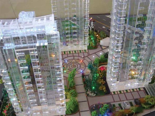 激光切割機(jī)制作的建筑模型樣品