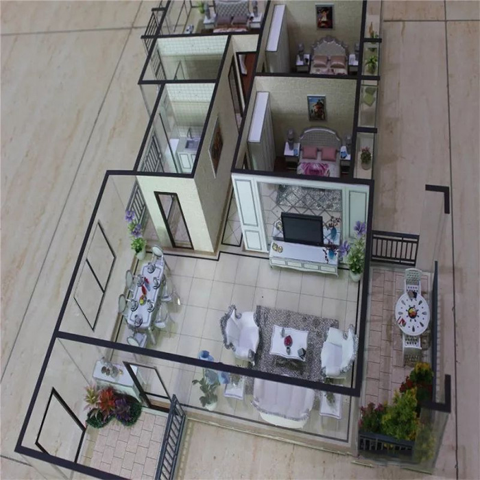 激光雕刻機(jī)制作的建筑模型樣品